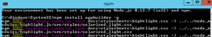npmInstallAppBuilderCommandLine