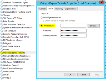 OctopusDeployTentacleChangeUser